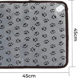 <span class=keywords><strong>Couverture</strong></span> <span class=keywords><strong>chauffante</strong></span> solide et réglable pour chiens et chats, tapis chauffant électrique moderne pour animaux de compagnie, protection contre la coupure de courant, imperméable, résistant aux morsures - Product Image 4