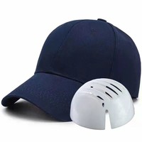 Gorras de Seguridad con Forro Resistente a Impactos, Gorra Protectora con Forro, Casco de Protección para la Cabeza, Gorra Interior Universal para Trabajo, Gorras de Béisbol