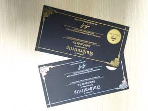 Carta su ordinazione della filigrana che stampa il <span class=keywords><strong>certificato</strong></span> autentico caldo di sicurezza dell'ologramma - Product Image 4