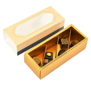 Маленькая коробка для конфет с выдвижными ящиками для пищевых продуктов, коробка для конфет с разделителями на день рождения