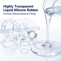 Caoutchouc de silicone liquide à polymérisation à l'étain DSA-75xx de Doneson Industrial, haute transparence, qualité alimentaire, pour la fabrication de moules et les fournitures médicales
