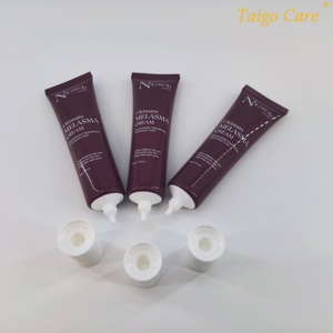 Tube souple personnalisé de luxe pour cosmétiques, 50 ml, vide, avec logo sérigraphié, en PE, avec bouchon intérieur à long bec. - Product Image 6