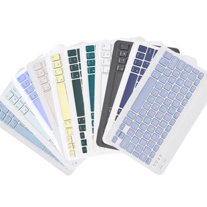 Clavier optique sans fil BT Slim MINI ultra fin rechargeable 2,4 GHz avec LED Gateron en plastique, en stock pour <span class=keywords><strong>iPad</strong></span> 10 pouces - Vente flash - Product Image 2