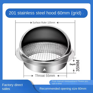 304 di vendita calda e 201 in acciaio inossidabile cappa di scarico griglia di scarico e griglia - Product Image 6