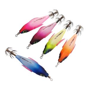 Ensemble de leurres de pêche SNEDA, 5 pièces, leurres en forme de calmar lumineux avec hameçons explosifs, leurres en forme de crevettes équilibrés pour <span class=keywords><strong>la</strong></span> pêche en haute mer - Product Image 1