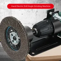Kit de conversion perceuse électrique en mini-meuleuse DIY 17 pièces avec moteur sans balais pour la découpe et le polissage