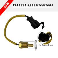 Capteur de température du liquide de refroidissement de haute qualité Donglian 7861-92-3380 pour excavatrice PC200-6 avec moteur 6D102 et garantie d'un an