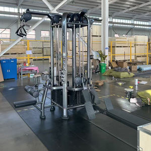 Équipement de fitness commercial pour la musculation des bras, avec système de câble à charge par broche, Multi-Jungle Triceps <span class=keywords><strong>Pushdown</strong></span> - Product Image 5