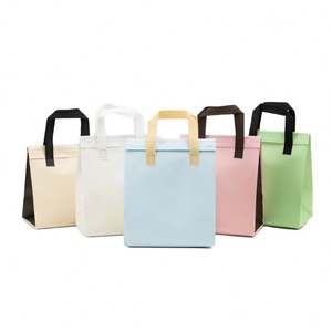 Bolsas de Comida para Llevar Personalizadas al por Mayor, Ecológicas, Desechables, de Polipropileno No Tejido, Impresas con Serigrafía, de Grado Alimenticio, Aisladas, para Café y Leche - Product Image 1