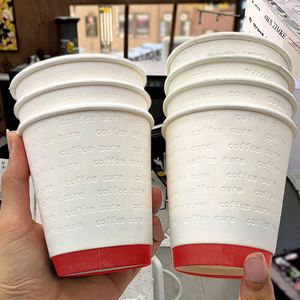 Gobelets en papier kraft à double paroi imprimés avec logo personnalisé, matériau écologique pour café chaud et boissons froides à emporter - Product Image 3