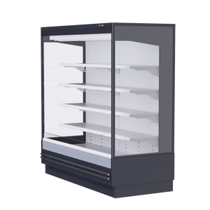 Réfrigérateur vertical multi-étagères à refroidissement ouvert avec système de refroidissement à distance pour l'affichage en magasin de proximité et d'épicerie - Product Image 1