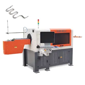 Dobladora de barras de refuerzo automática CNC 3D, máquina dobladora de barras de hierro y alambre de acero para construcción de hormigón