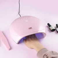 Kit de démarrage pour ongles en gel SML, lampe UV LED SML, vernis à ongles en gel assortis, fournitures de manucure, kit complet pour nail art à domicile, coffret cadeau