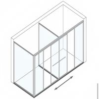 Système de douche mural moderne de luxe en aluminium et acier inoxydable finition brillante avec garantie de 2 ans pour salle de bain