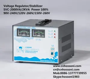 HOSSONI, JESPC Wechselstromstabilisator für heimgebrauch und industriellen Gebrauch, Spannungsregler, mit CE ROHS SVC-2000VA/2KVA