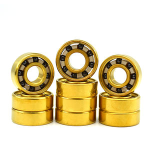 ลูกปืนไฮบริดเซรามิกความเร็วสูง XZBRG รุ่น 627 607 608 698 688 6000 6004 6200 6202 สำหรับสเก็ตบอร์ดสีทอง - Product Image 5