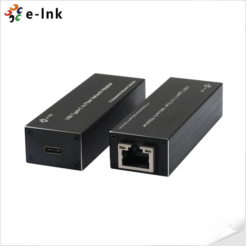 Mini USB 3.0 Type C to Gigabit SFP RJ45 Ethernet Adapter for Windows macOS Linux PC Laptop Tablet with Type C port