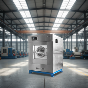 OEM ODM Manufacturer Supplies 50kg Fully Automatic Single Barrel Industrial Washing-Extracting-Drying Commercial <strong>Laundry</strong> - Product Image 5