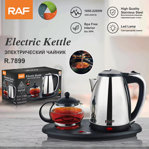 Bouilloire électrique intelligente en verre avec plateau, théière avec infuseur amovible pour thés et cafés - Product Image 2