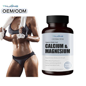 Oem private תווית המחיר הטוב ביותר סידן מגנזיום אבץ כמוסות מזון 500 מ "ג סידן מגנזיום קפסולות - Product Image 1