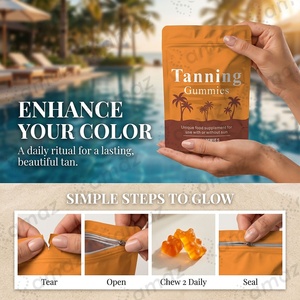 Gummies bronzantes naturelles Amaz OEM avec bêta-carotène et lycopène pour un éclat de peau <span class=keywords><strong>sans</strong></span> <span class=keywords><strong>soleil</strong></span> - Product Image 6