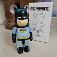 Vente en gros d'usine : Figurine Bearbrick 400% en ABS, emballage en boîte colorée, objet de collection en plastique