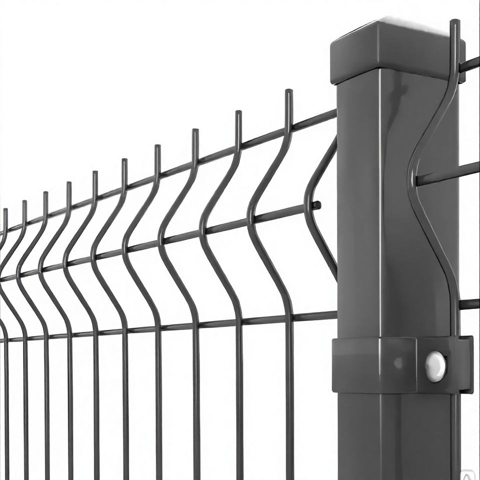 Welded 3D Curved Mesh Fence, Anti-Rust & Anti-Corrosion, Certified ...