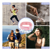 Pakcare PCM Refroidisseur de cou personnalisable et réutilisable, enveloppe de cou portable, bande de refroidissement pour l'été et les activités de plein air