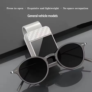 Soporte para Gafas de Sol para Visera de Coche al por Mayor, Clip Estable para Gafas, Organizador de Tarjetas y Boletos, Accesorios de Almacenamiento Interior - Product Image 2