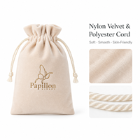 Pochettes en velours personnalisées de petite taille pour l'emballage de cadeaux, l'emballage de bijoux, l'emballage de cadeaux de fête, couleurs personnalisées disponibles