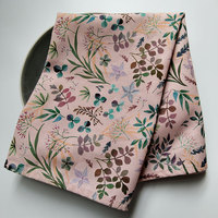 Serviettes en coton imprimées réactives personnalisées WML020, torchons entièrement imprimés, chiffons décoratifs suspendus, torchons de cuisine