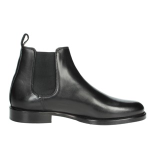 Scarpe da donna nere DR013 mezza stivale traspiranti Chelsea stile altezza caviglia per autunno e inverno suole in gomma - Product Image 4