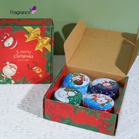 Luxus benutzer definierte Logo Großhandel benutzer definierte Verpackung Private Label Blume Bio Relax Home Erfrischer Soja Wachs Duft kerze Geschenkset