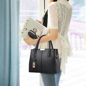 Minissimi, Bolsos de Mano de Moda para Mujer, MOQ Bajo, PU, Grandes, para Compras, Invierno, Damvaskor, Lichee, Color Sólido, Portátiles, con Correa para el Hombro - Product Image 2