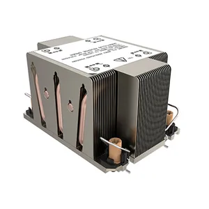 Intel LGA4677 soket pasif Cpu soğutucu için CPU soğutma fanı olmadan yüksek performanslı özelleştirilmiş alüminyum soğutucu