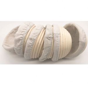 Torchons à thé pour <span class=keywords><strong>levain</strong></span> plaine Banneton panier 16*6Cm outils de cuisine ronds épreuvage tissu de <span class=keywords><strong>boulanger</strong></span> ovale en vrac pas cher pâtisserie - Product Image 2