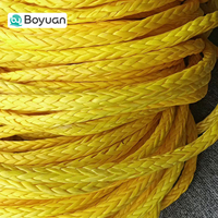 Cuerdas Hmpe Uhmwpe de 6/8/12/25 mm, 100% Material, Otros Suministros Marinos, Cuerda de Amarre para Barcos Grandes, Cuerda de 12 Hilos, Marca Boyuan, Cuerda de Remolque