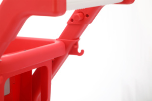 可调节高度，防滑手柄，多功能儿童坐姿，轻音乐，推拉式婴儿四轮学步车 - Product Image 5