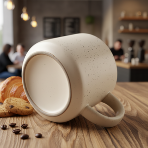 350ml Porcelain Ceramic Mug <b>Ring</b> Handle Dishwasher Microwave Safe Customizable Logo Business Gifts Reusable Milk Tea Hot Drinks - Product Image 3