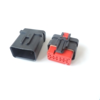 2 3 4 6 8 12 Pin TE Connectivity AMPSEAL Seri 16 Konektor Otomotif Betina 8 Jalur 776532-1