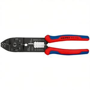 Pince à sertir Knipex 97 21 215 B, dénudeur et coupe-fil pour travaux électriques - Product Image 3