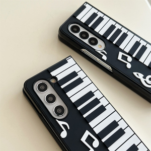 <span class=keywords><strong>Coque</strong></span> de protection rigide 3D avec touches de piano et notes musicales pour <span class=keywords><strong>Samsung</strong></span> Galaxy Z Fold 7 6 5 <span class=keywords><strong>4</strong></span> 3 et Z <span class=keywords><strong>Flip</strong></span> 7 6 5 <span class=keywords><strong>4</strong></span> 3 - Product Image 2