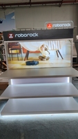 Support d'exposition pour aspirateur robot de magasin de détail personnalisé, support métallique robuste pour tondeuse à gazon, présentoirs pour magasin