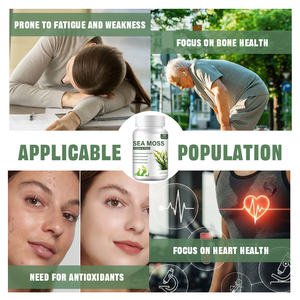 Capsule di Muschio Marino con Estratto di Alghe, Ashwagandha e CoQ10, Integratore Alimentare Salutare per Adulti - Product Image 4