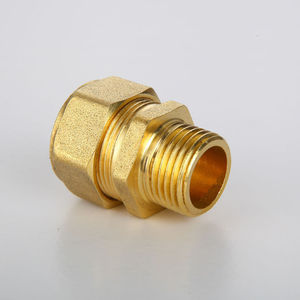 Accesorios de Tubería de Cobre, Aluminio y Plástico, Rosca Interna y Externa, Codo de Diámetro Igual, Conexión Directa en T, para Calentador Solar de Agua - Product Image 1