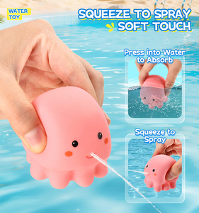 Juguetes para Baño de Bebés <span class=keywords><strong>MY</strong></span> TOYS, 60 Piezas/Caja, ABS + PVC, Delfín Hambriento con 3 Peces, Juego Interactivo de Verano, Logotipo Personalizado - Product Image 6