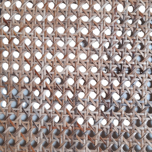 Haute qualité octogonale Style nautique en osier artisanat rotin naturel sangle canne meubles décoration panier sac motif - Product Image 1