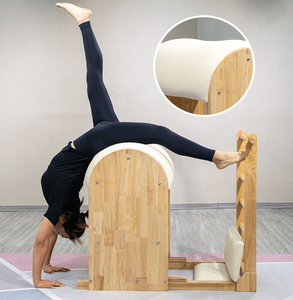 Dinuo, equipo de Fitness de alta calidad, cuerpo de equilibrio, marco de <span class=keywords><strong>Base</strong></span> de madera, escalera de Pilates, barril, reformador de Pilates - Product Image 2