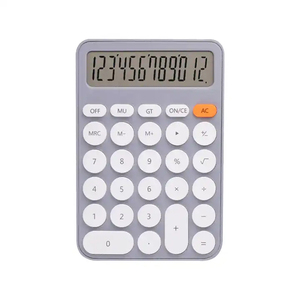 Calculadora de Funciones Estándar con Pantalla LCD Personalizada, Calculadora de Escritorio de Plástico de 12 Dígitos - Product Image 1