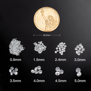 緩い<span class=keywords><strong>2mm</strong></span> ~ 4.<span class=keywords><strong>2mm</strong></span> DEF VVSラウンド合成ホワイトダイヤモンドカラットラボ成長したメリーダイヤモンドあたりの価格 - Product Image 4